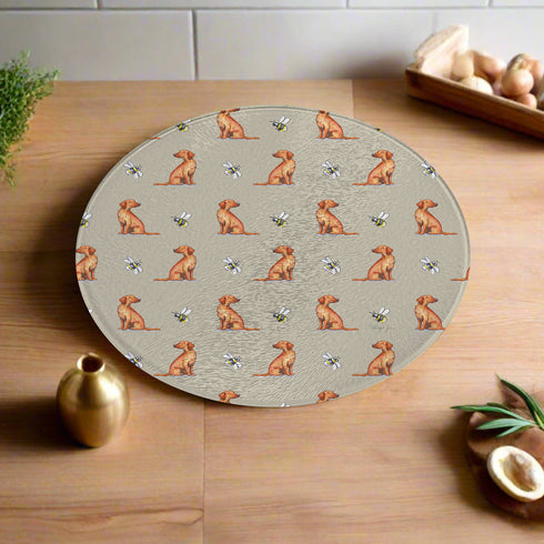 Labrador Fox Red Pattern Trivet